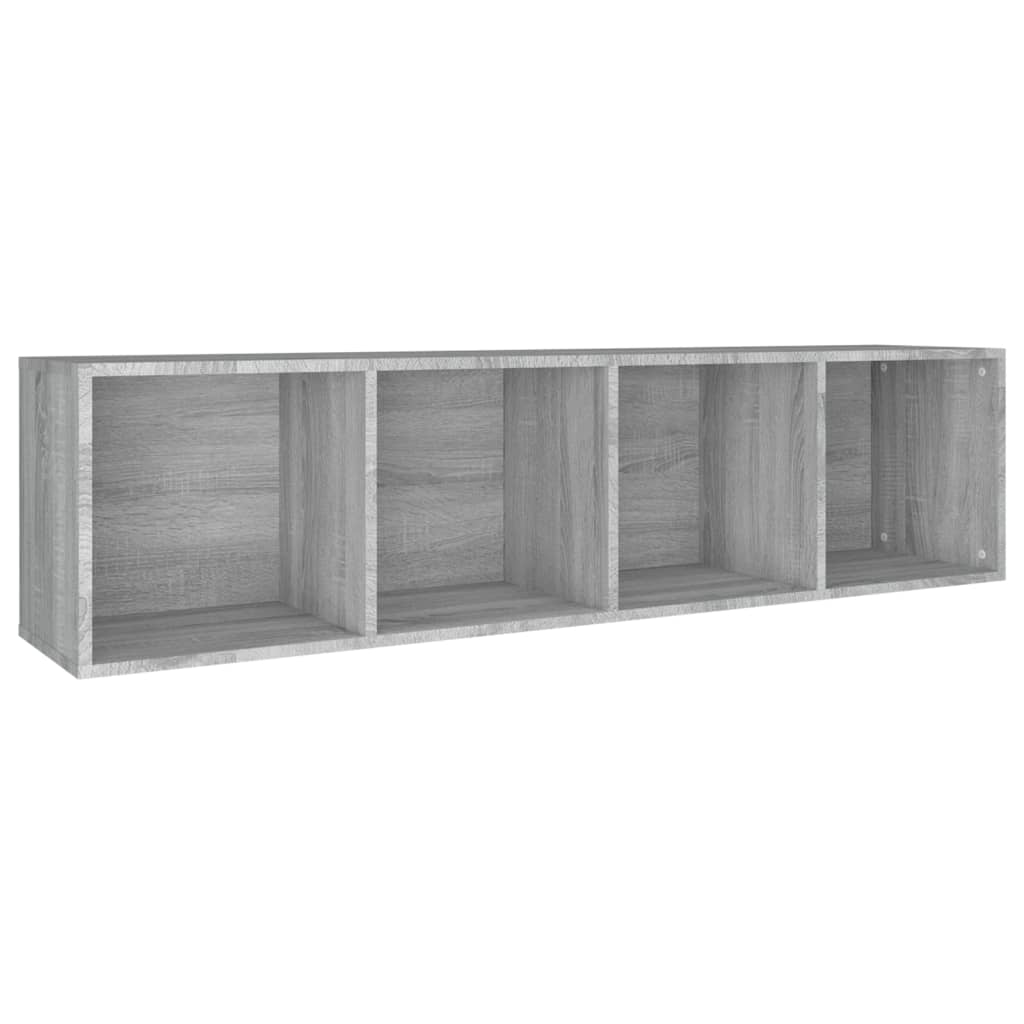 Book Cabinet/TV Cabinet Grey Sonoma 36x30x143 cm Engineered Wood