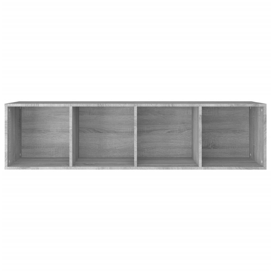 Book Cabinet/TV Cabinet Grey Sonoma 36x30x143 cm Engineered Wood