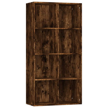 Book Cabinet/Sideboard Smoked Oak 66x30x130 cm Engineered Wood