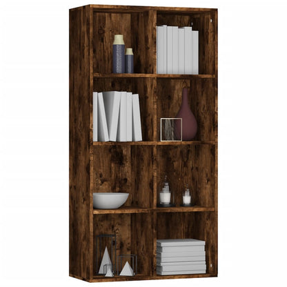 Book Cabinet/Sideboard Smoked Oak 66x30x130 cm Engineered Wood