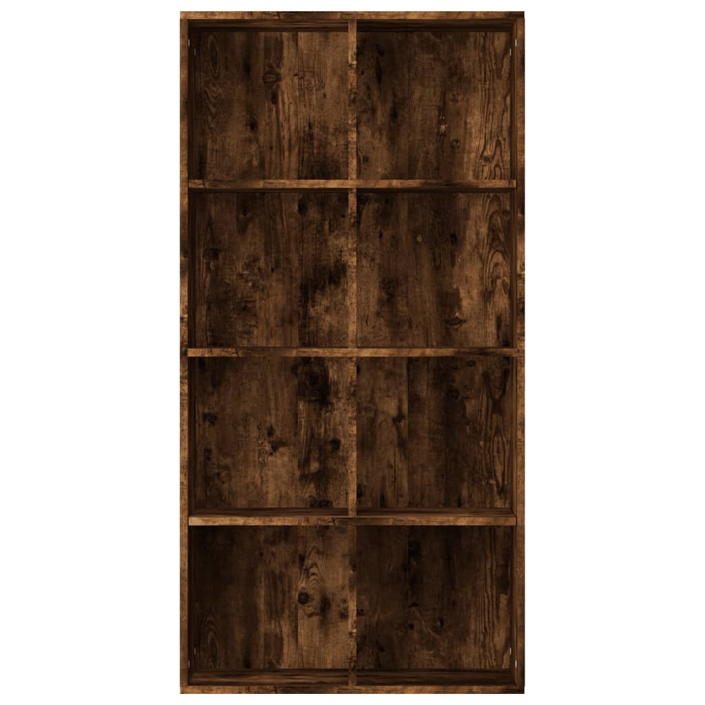 Book Cabinet/Sideboard Smoked Oak 66x30x130 cm Engineered Wood