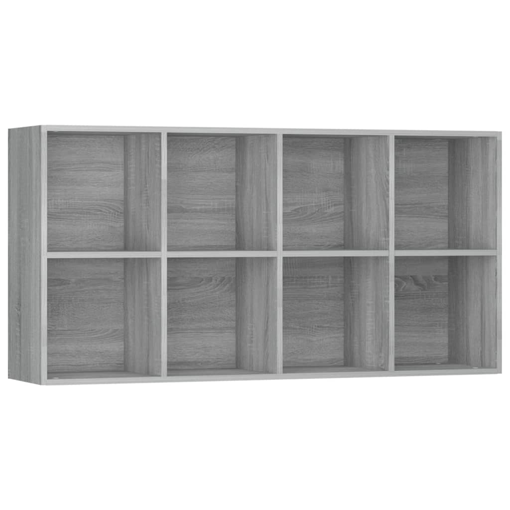 Book Cabinet/Sideboard Grey Sonoma 66x30x130 cm Engineered Wood