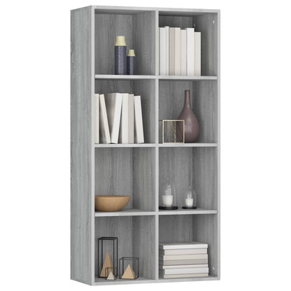 Book Cabinet/Sideboard Grey Sonoma 66x30x130 cm Engineered Wood