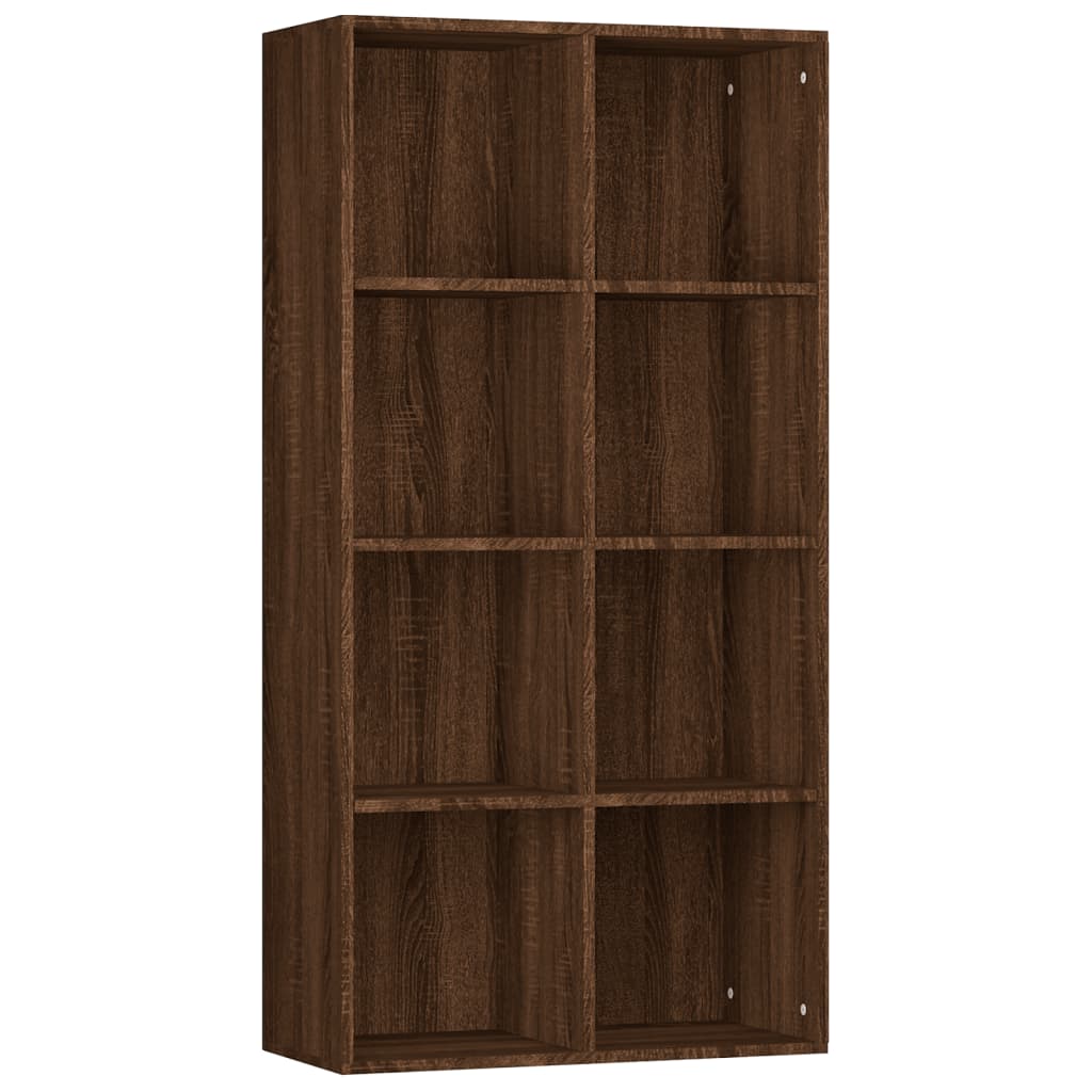 Book Cabinet/Sideboard Brown Oak 66x30x130 cm Engineered Wood