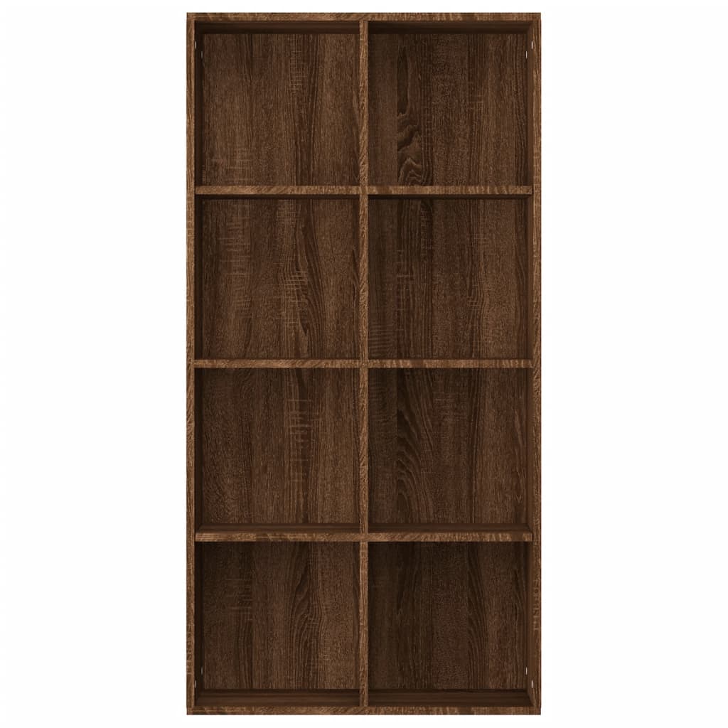 Book Cabinet/Sideboard Brown Oak 66x30x130 cm Engineered Wood