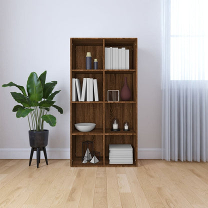 Book Cabinet/Sideboard Brown Oak 66x30x130 cm Engineered Wood