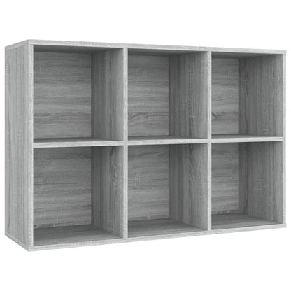 Book Cabinet/Sideboard Grey Sonoma 66x30x98 cm Engineered Wood