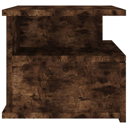 Floating Nightstand Smoked Oak 40x31x27 cm Engineered Wood