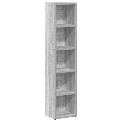 CD Cabinets 2 pcs Grey Sonoma 21x16x93.5 cm Engineered Wood