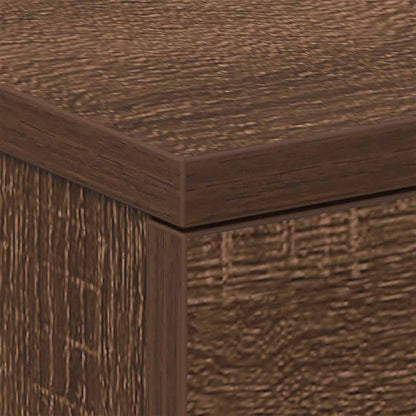 Bedside Cabinets 2 pcs Brown Oak 38x35x56 cm Engineered Wood