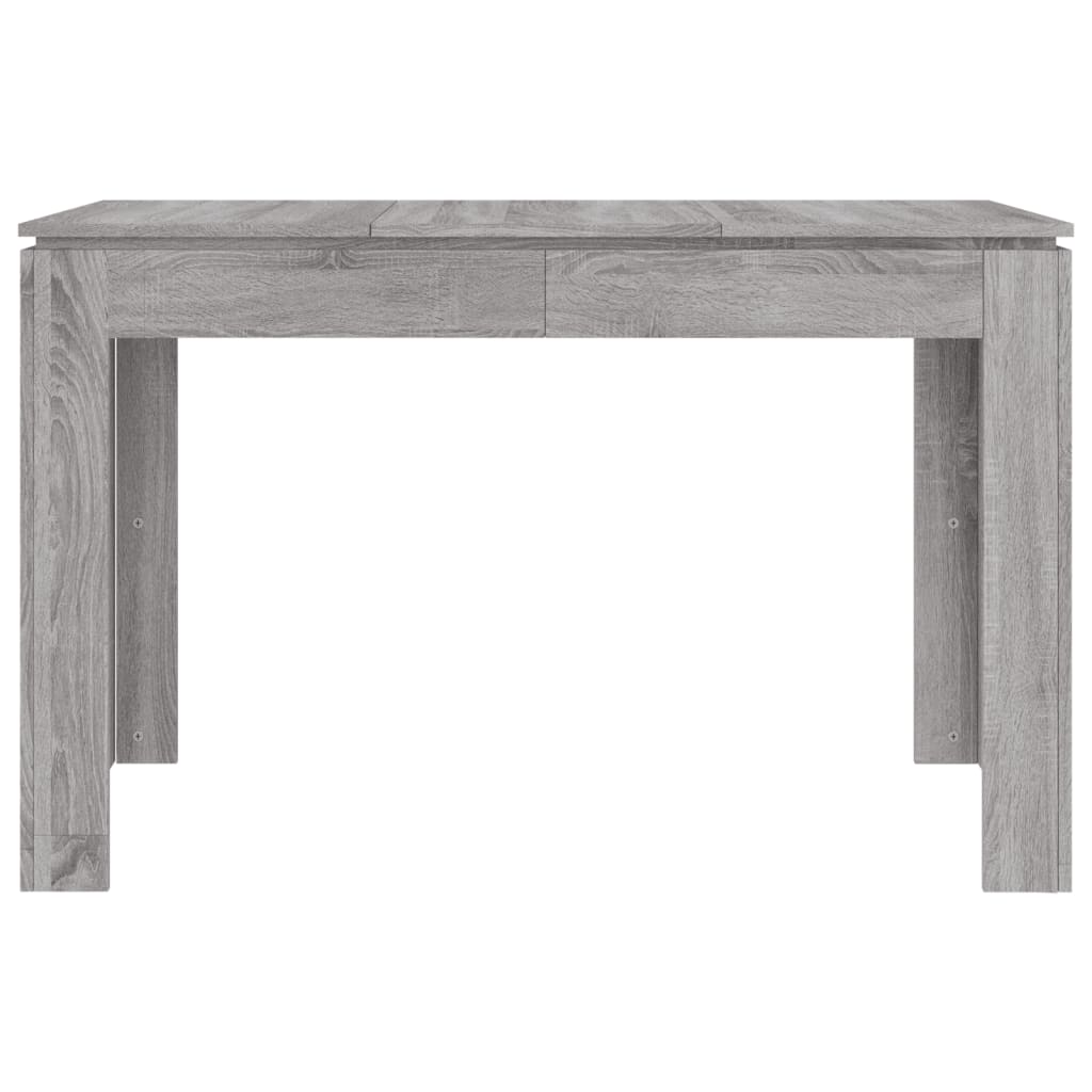 Dining Table Grey Sonoma 120x60x76 cm Engineered Wood