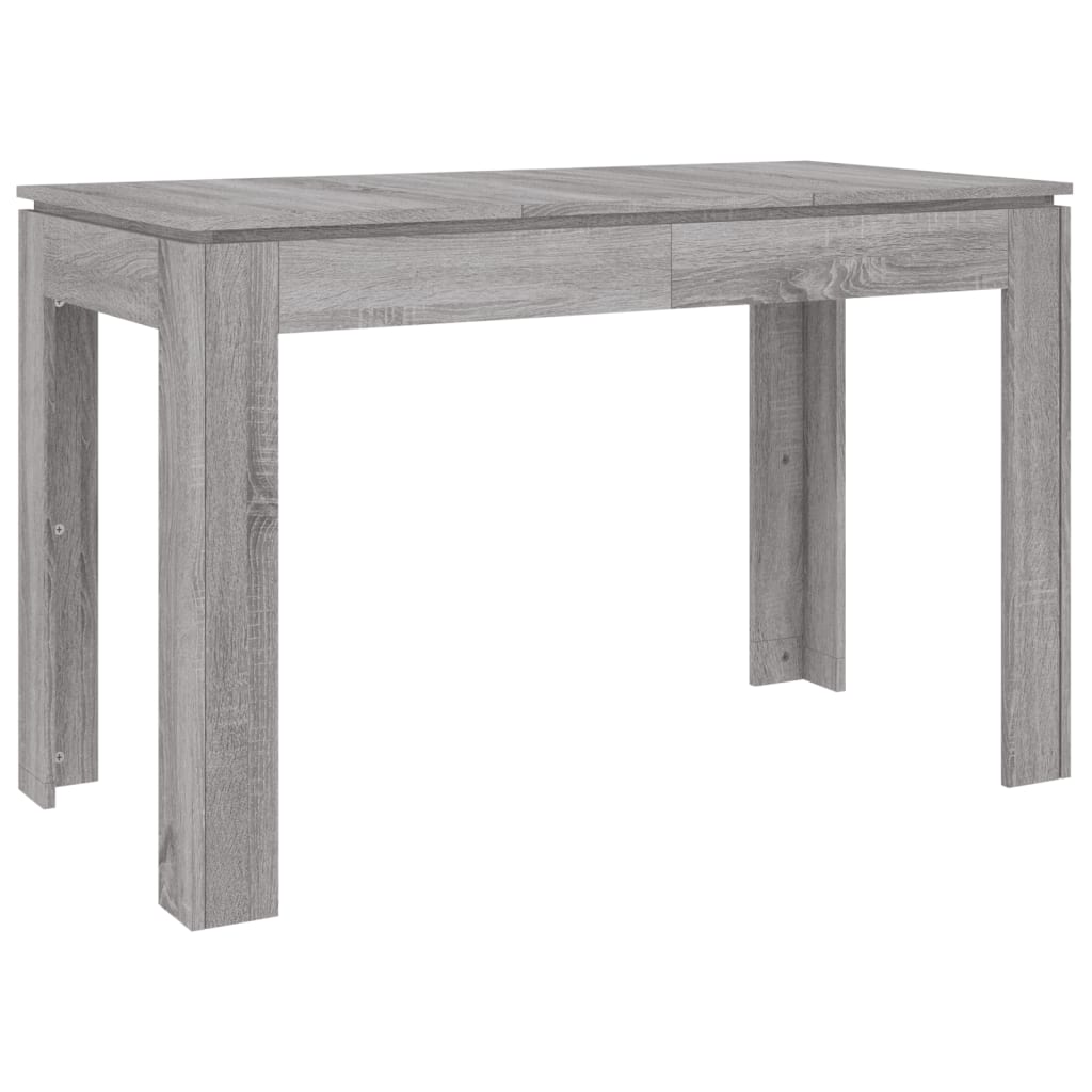 Dining Table Grey Sonoma 120x60x76 cm Engineered Wood