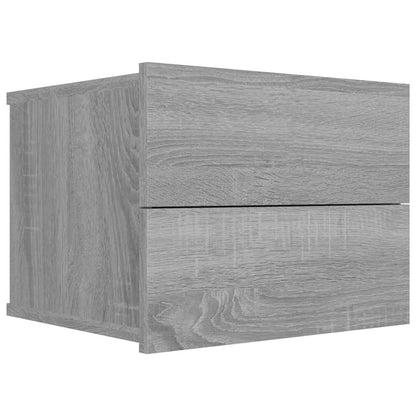 Bedside Cabinets Grey Sonoma 40x30x30 cm Engineered Wood