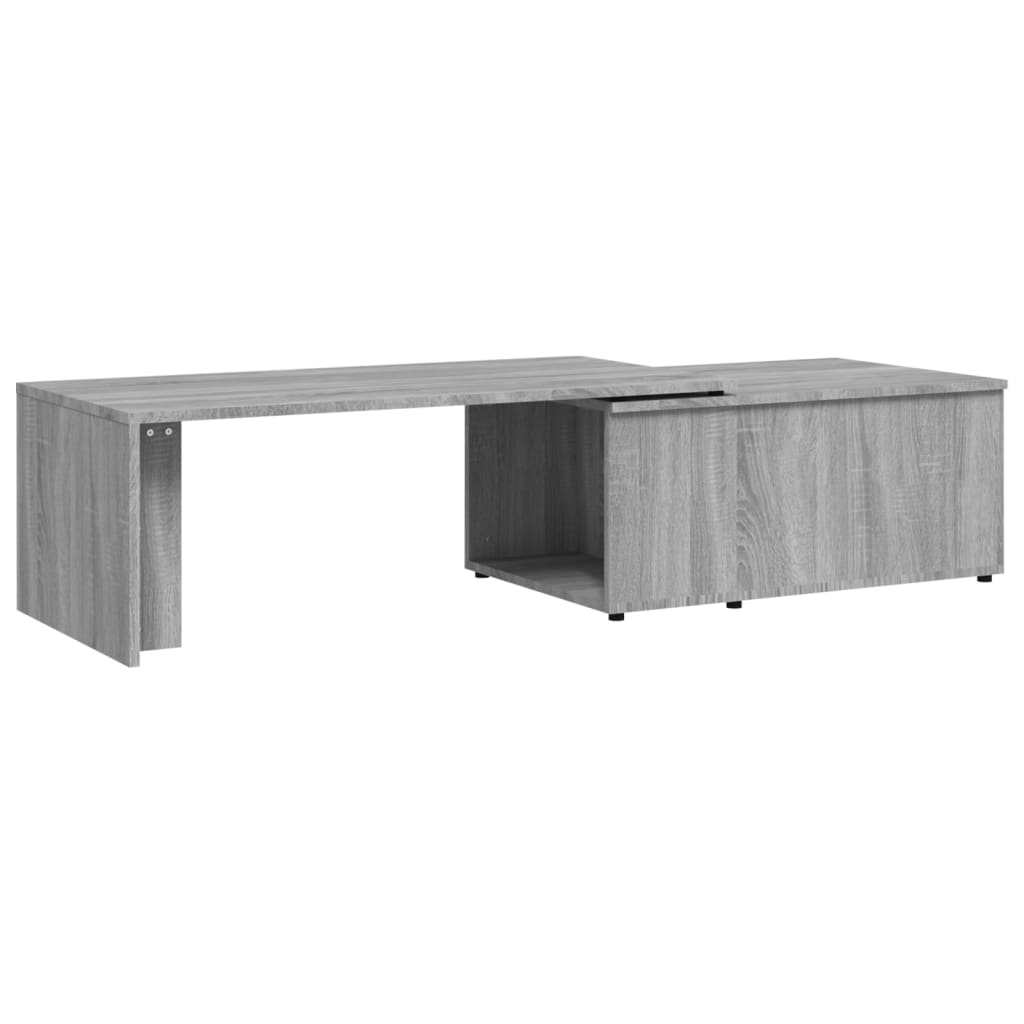 Coffee Table Grey Sonoma 150x50x35 cm Engineered Wood