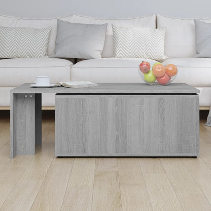 Coffee Table Grey Sonoma 150x50x35 cm Engineered Wood