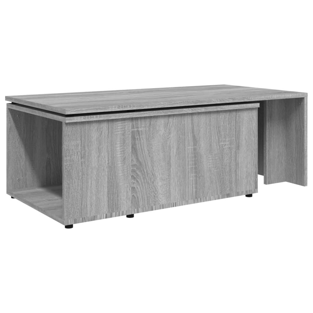 Coffee Table Grey Sonoma 150x50x35 cm Engineered Wood