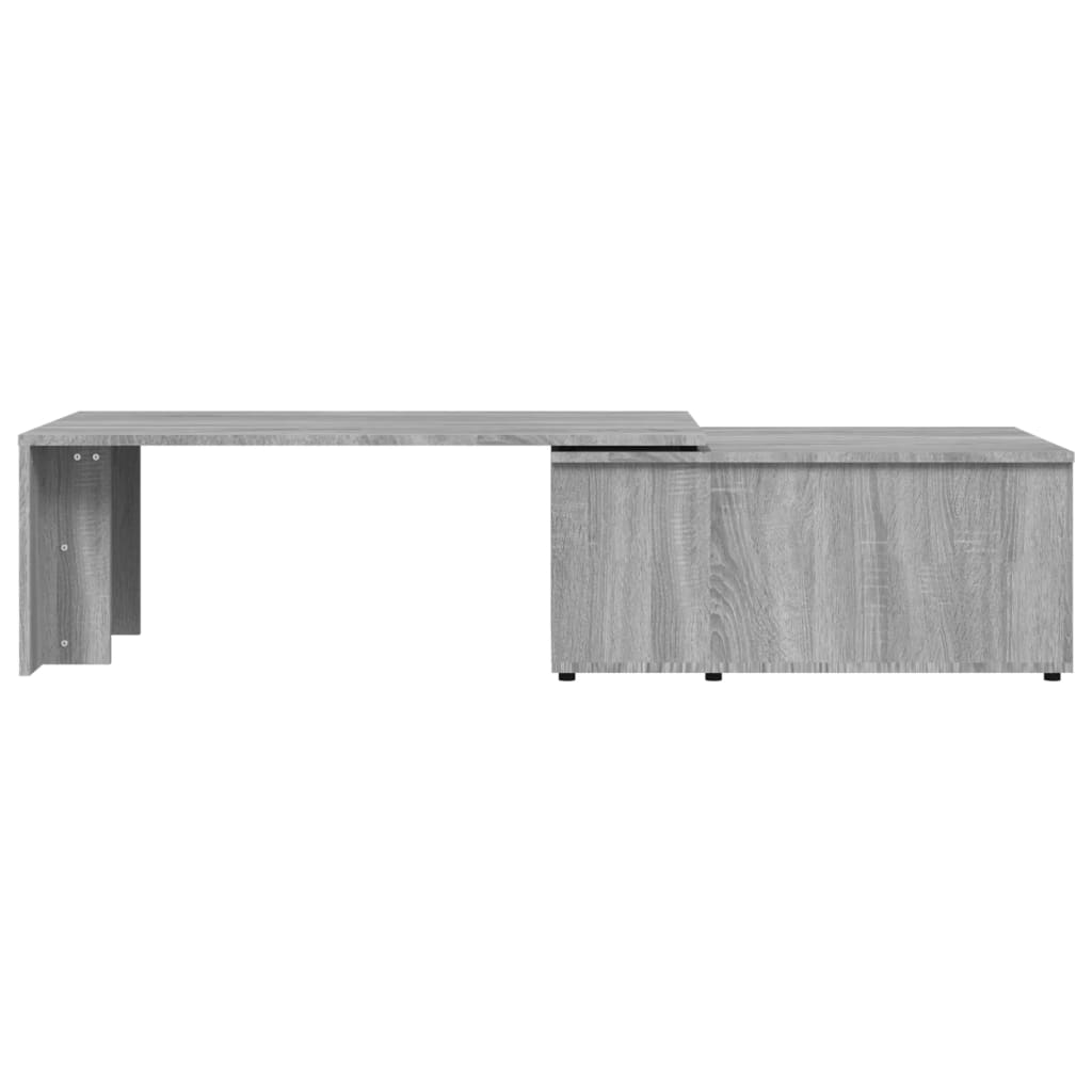 Coffee Table Grey Sonoma 150x50x35 cm Engineered Wood