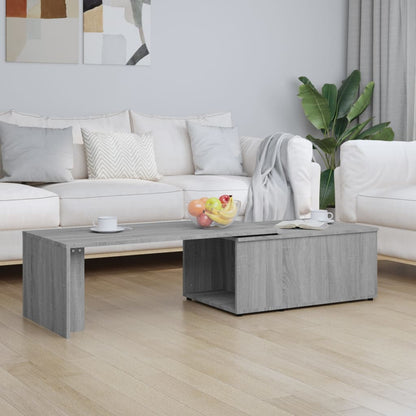 Coffee Table Grey Sonoma 150x50x35 cm Engineered Wood