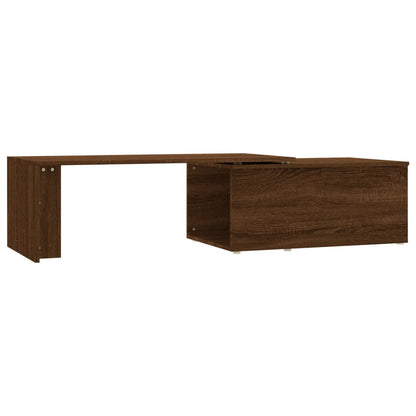 Coffee Table Brown Oak 150x50x35 cm Engineered Wood