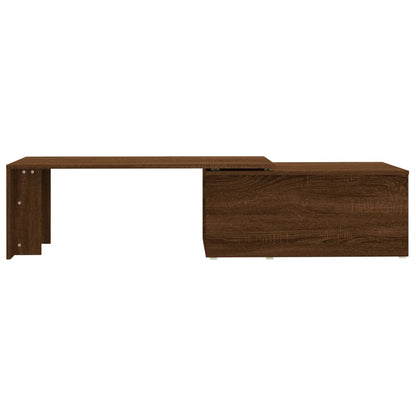 Coffee Table Brown Oak 150x50x35 cm Engineered Wood