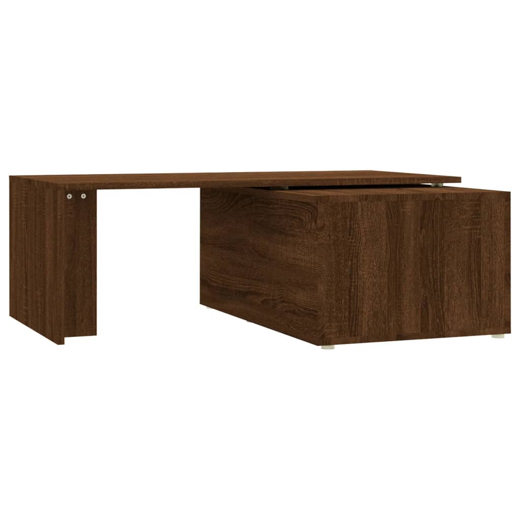 Coffee Table Brown Oak 150x50x35 cm Engineered Wood