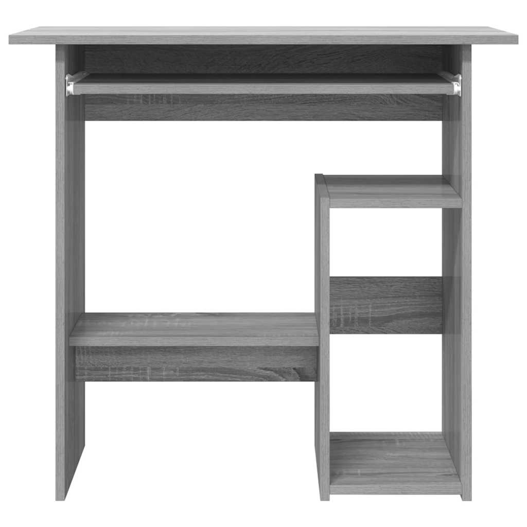 Desk Grey Sonoma 80x45x74 cm Engineered Wood