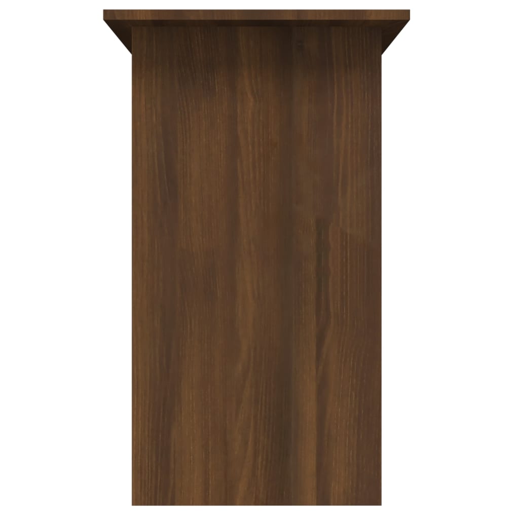 Desk Brown Oak 80x45x74 cm Engineered Wood