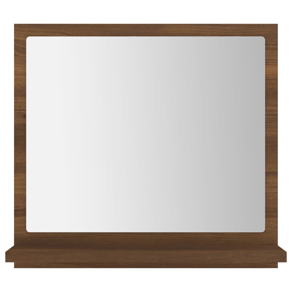 Bathroom Mirror Brown Oak 40x10.5x37 cm Engineered Wood