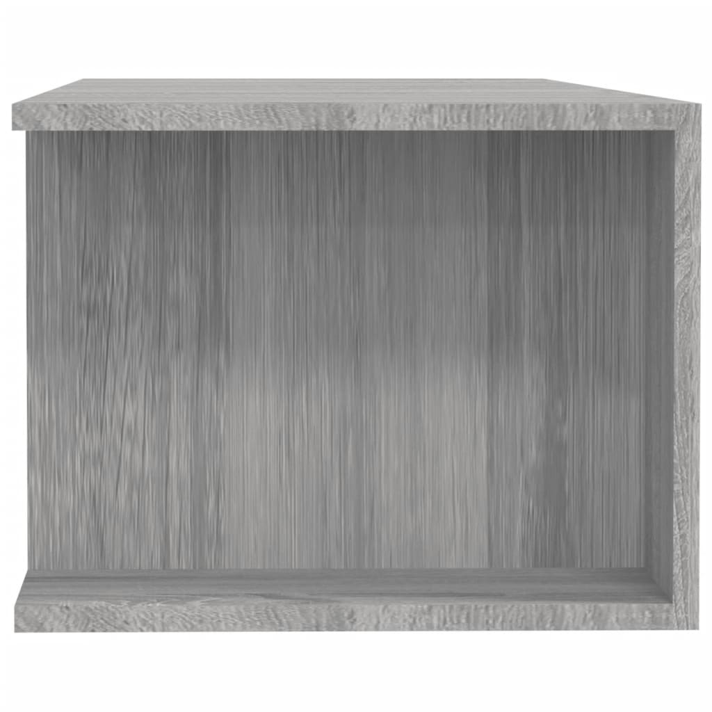 TV Cabinet with LED Lights Grey Sonoma 135x39x30 cm