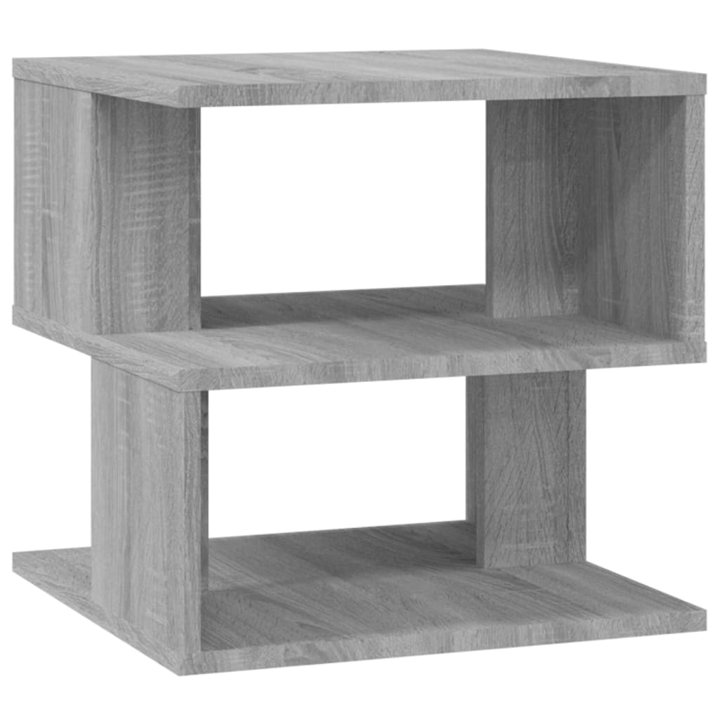 Side Table Grey Sonoma 40x40x40 cm Engineered Wood