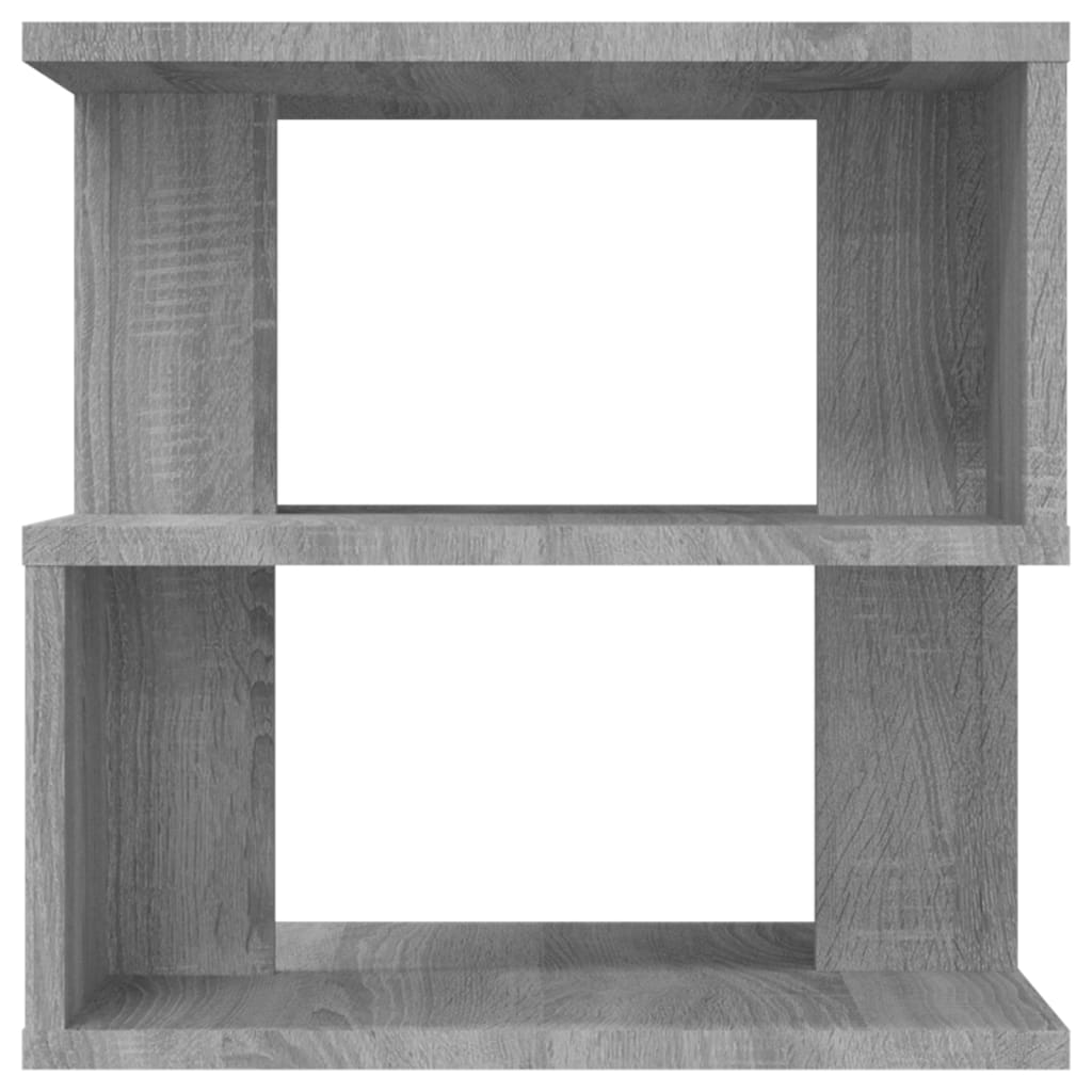 Side Table Grey Sonoma 40x40x40 cm Engineered Wood