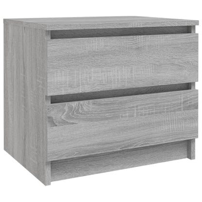 Bed Cabinets 2 pcs Grey Sonoma 50x39x43.5 cm Engineered Wood