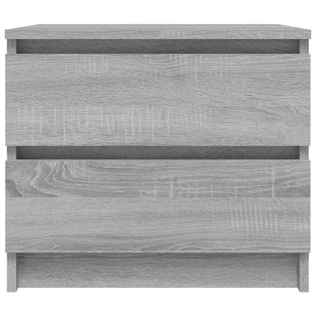 Bed Cabinets 2 pcs Grey Sonoma 50x39x43.5 cm Engineered Wood