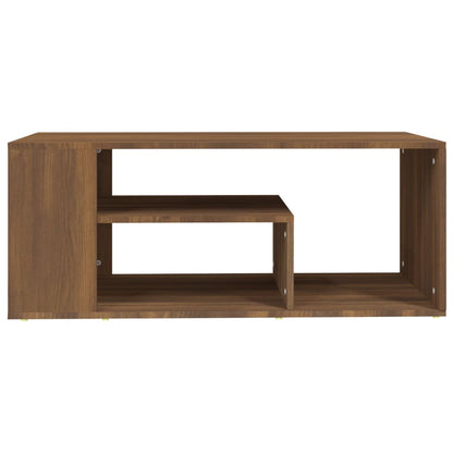 Coffee Table Brown Oak 100x50x40 cm Engineered Wood