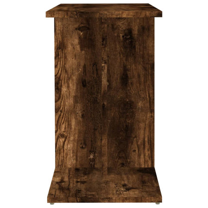 Side Table Smoked Oak 50x30x50 cm Engineered Wood