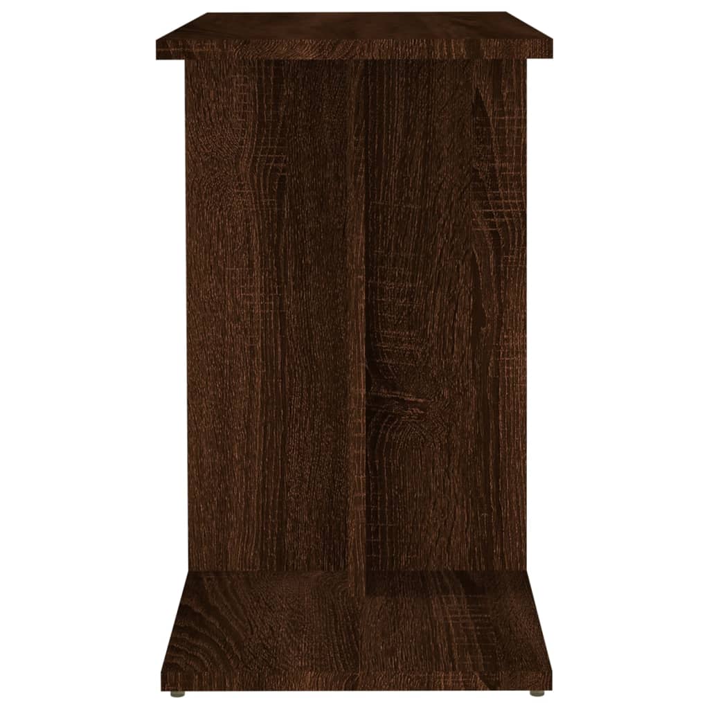 Side Table Brown Oak 50x30x50 cm Engineered Wood