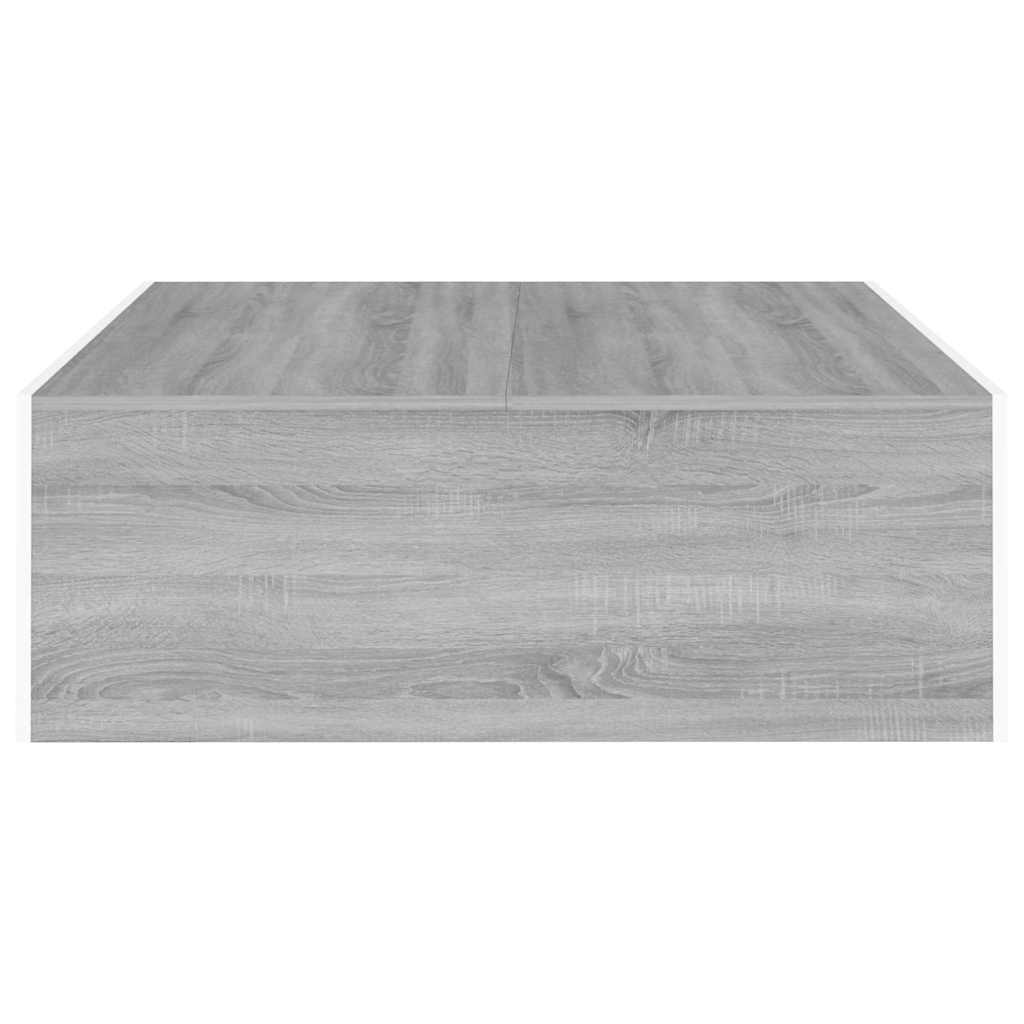 Coffee Table Grey Sonoma 100x100x35 cm Engineered Wood