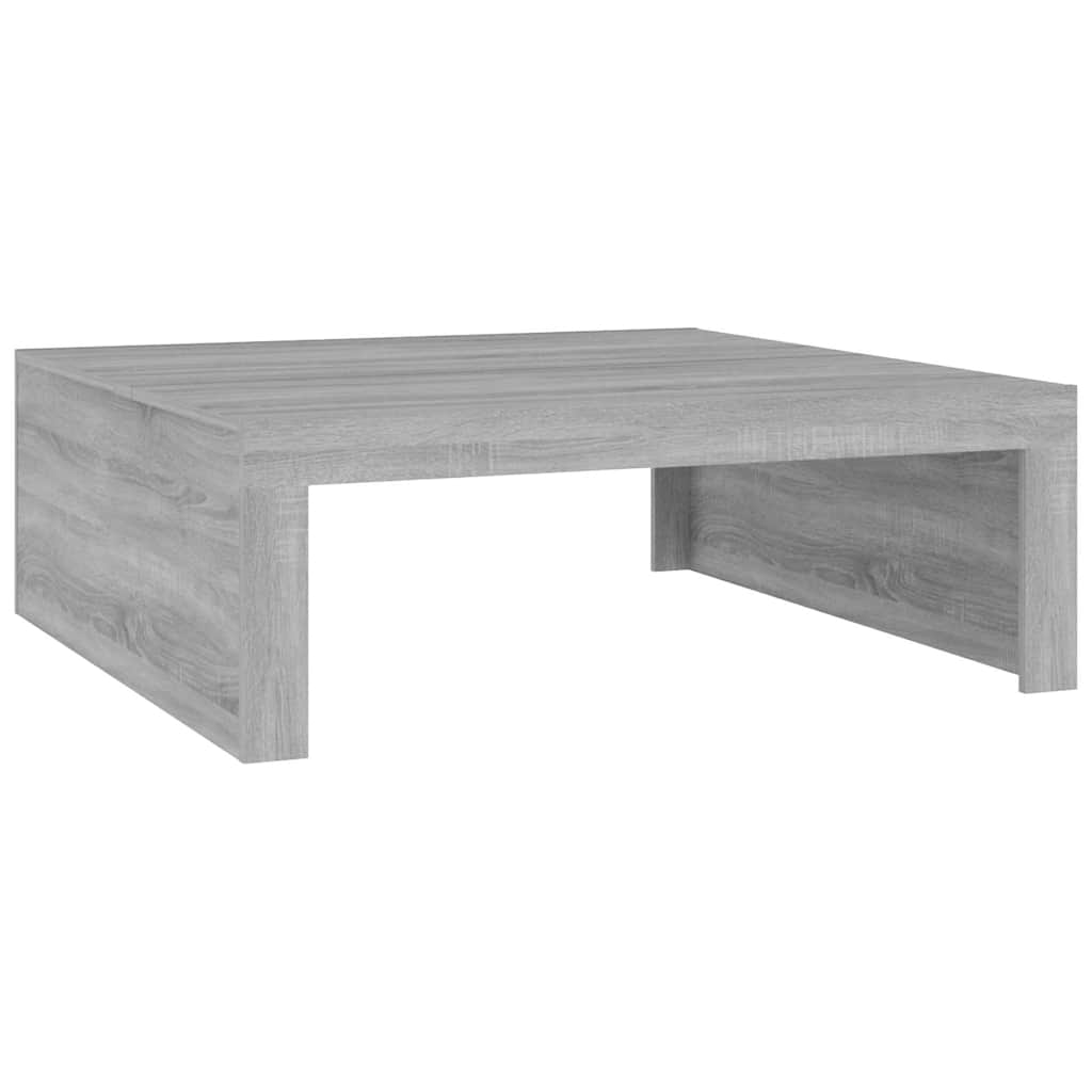 Coffee Table Grey Sonoma 100x100x35 cm Engineered Wood