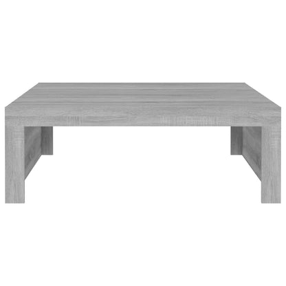 Coffee Table Grey Sonoma 100x100x35 cm Engineered Wood