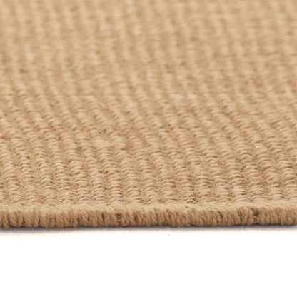 Area Rug Jute with Latex Backing 180x250 cm