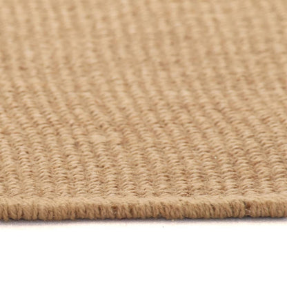 Area Rug Jute with Latex Backing 200x300 cm