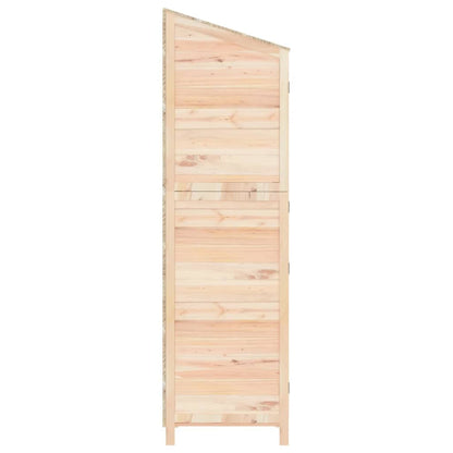 Garden Shed 102x52x174.5 cm Solid Wood Fir