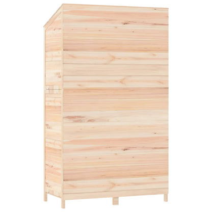 Garden Shed 102x52x174.5 cm Solid Wood Fir