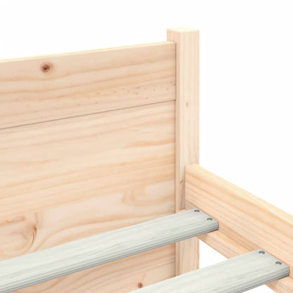 Bed Frame without Mattress Solid Wood 120x200 cm