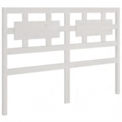 Bed Frame without Mattress White 200x200 cm Solid Wood