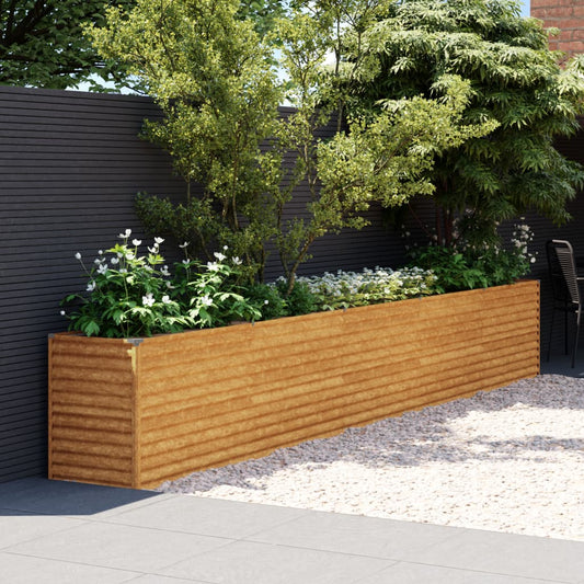 Garden Raised Bed 482x50x69 cm Corten Steel