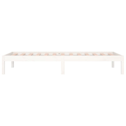Day Bed without Mattress White 90x200 cm Solid Wood Pine