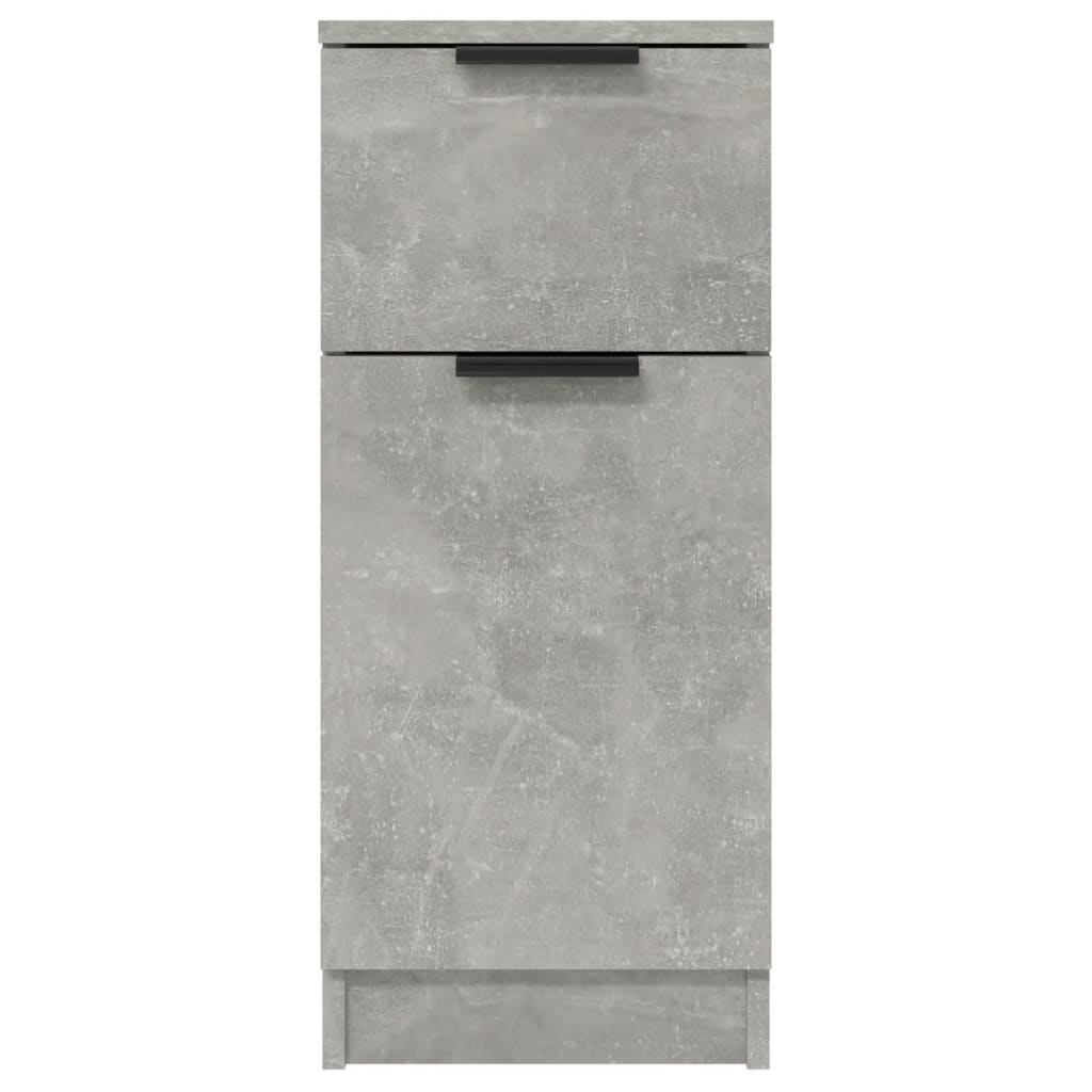 Sideboard Concrete Grey 30x30x70 cm Engineered Wood