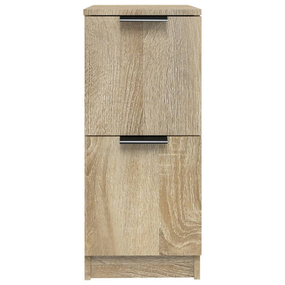 Sideboards 2 pcs Sonoma Oak 30x30x70 cm Engineered Wood