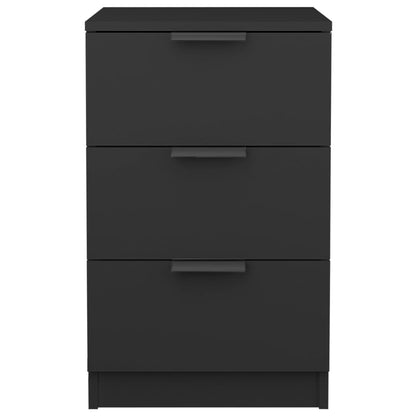 Bedside Cabinets 2 pcs Black 40x36x65 cm